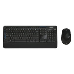 Microsoft 3050 Wireless Desktop Keyboard and Mouse, Black